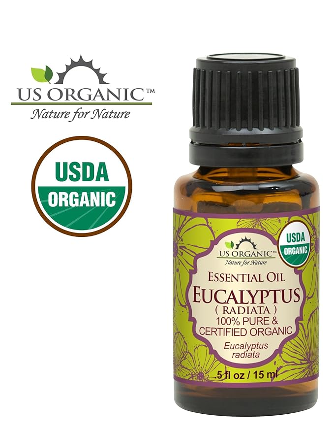 US Organic 100% Pure Eucalyptus Essential Oil (Radiata) - USDA Certified Organic, Steam Distilled