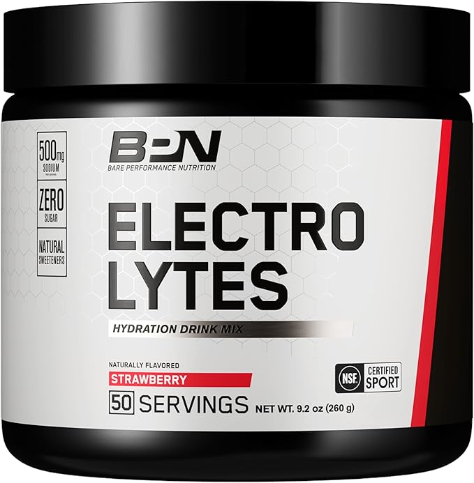 BARE PERFORMANCE NUTRITION BPN Electrolytes Hydration Drink Mix | Sugar Free Electrolyte Powder |