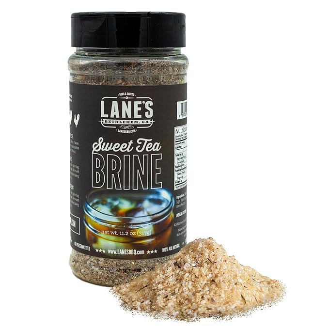 Lane's Sweet Tea Turkey Brine, All-Natural Sweet Chicken Brine for Turkey, Goes Well with Pork