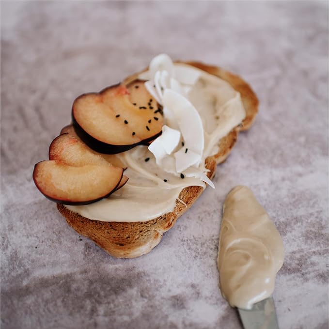 Macadamia Nut Butter, White Chocolate - 1 x 8.8oz - No Added Sugar, No Palm Oil, Plant-based, No