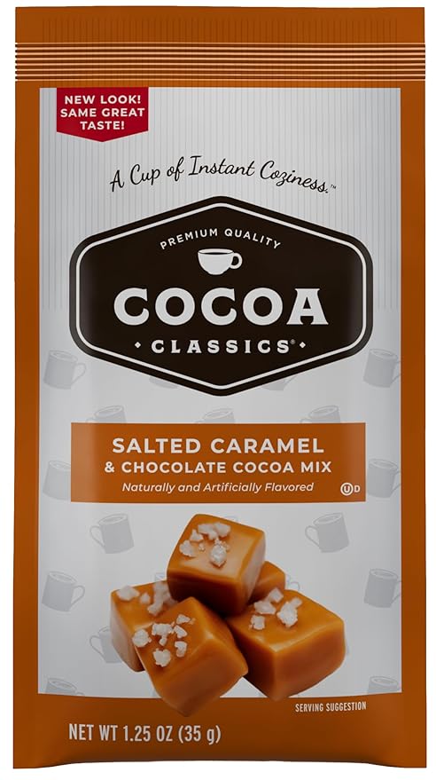Cocoa Classics Variety Pack: Cocoa Mix, Chocolate Supreme, Arctic White, Salted Caramel Hot