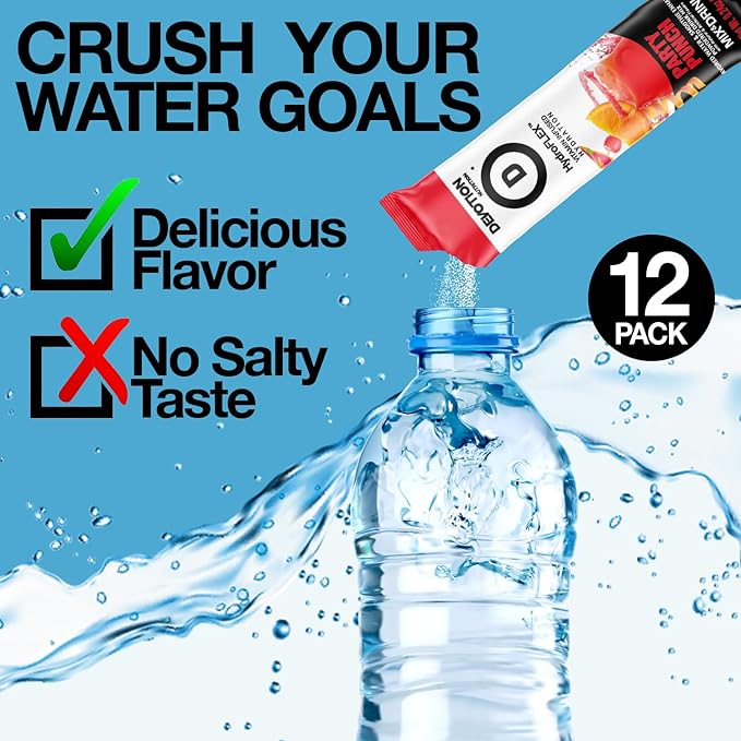 Devotion Nutrition HydroFLEX Water Flavoring Packets ??Sugar-Free Hydration with Vitamins &