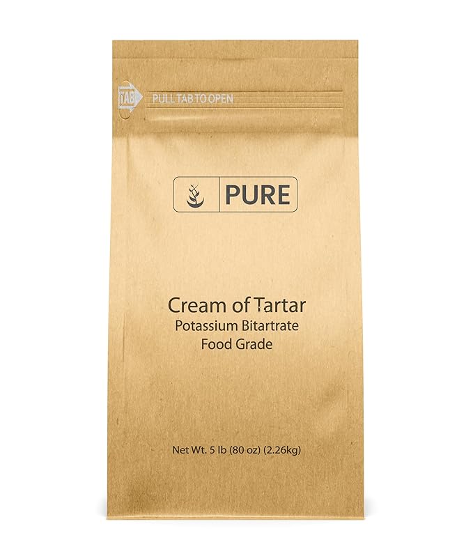 Pure Original Ingredients Cream of Tartar (5 lb) Pure & Natural, Baking & Cleaning, DIY Bath Bombs