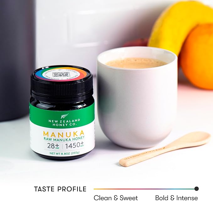 New Zealand Honey Co. Raw Manuka Honey UMF 28+ | MGO 1450+, UMF Certified / 4.4oz