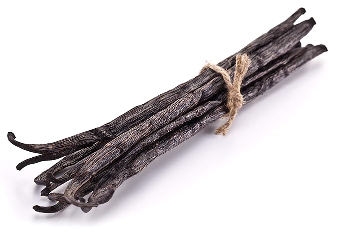 5 Vanilla Beans - Whole Extract Grade B Pods for Baking, Homemade Extract, Brewing, Coffee, Cooking