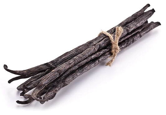 5 Vanilla Beans - Whole Extract Grade B Pods for Baking, Homemade Extract, Brewing, Coffee, Cooking