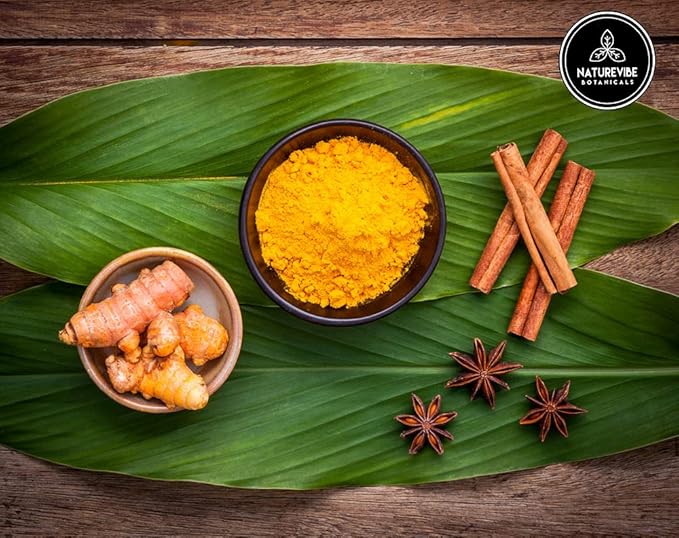 Premium Quality Turmeric Root Powder with Curcumin 5lbs by Naturevibe Botanicals | Raw Turmeric