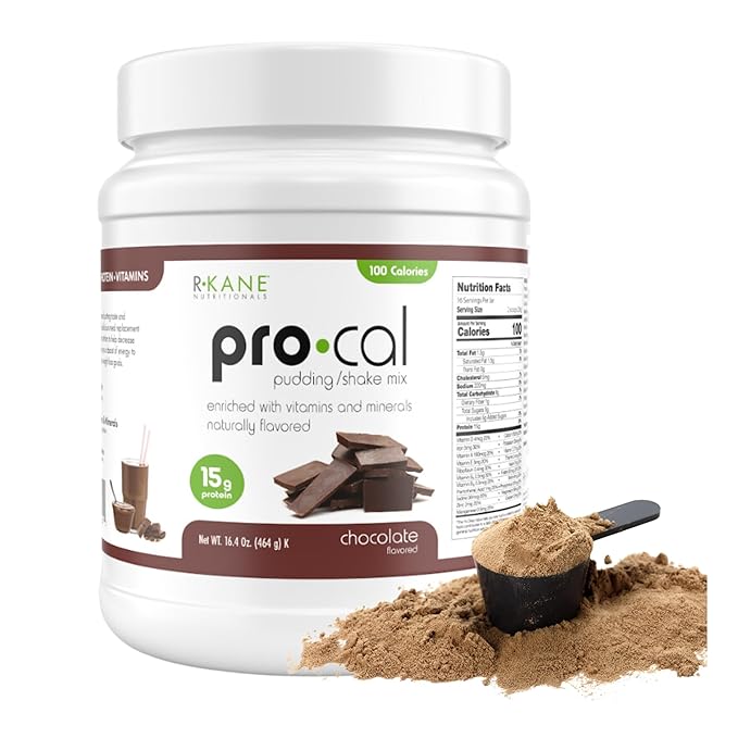 Pro-Cal Chocolate Meal Replacement Powder - High Protein, Low Calorie Shake & Pudding Mix