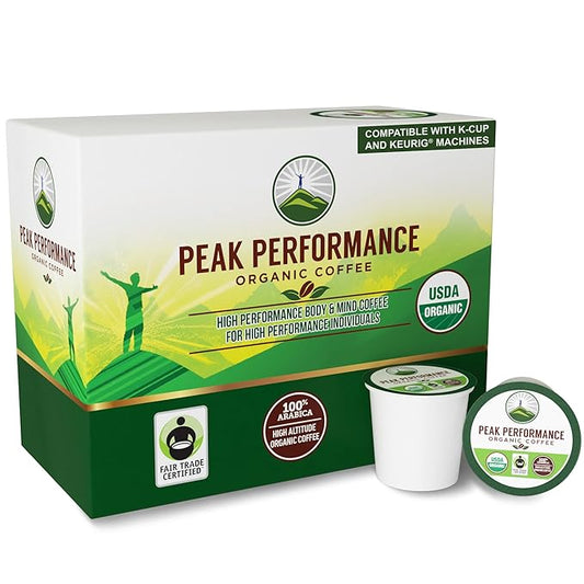 USDA Organic Coffee Pods. Compatible With K-CUP And Keurig Machines. High Altitude USDA Organic