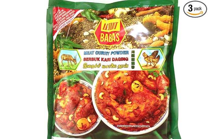 Curry Powder (Meat Curry) - 8oz (Pack of 3)