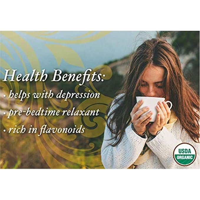 Buddha Teas Organic St. John's Wort Tea - Kosher, Caffeine-Free, GMO-Free - 18 Bleach-Free Tea Bags