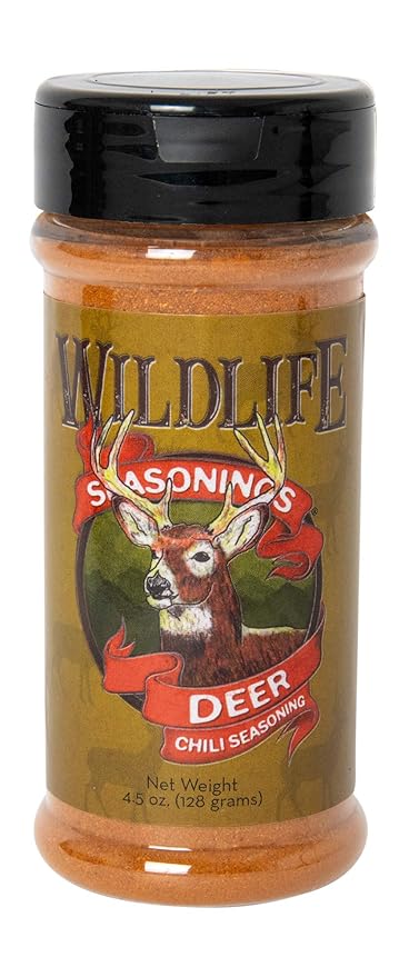 Wildlife Seasonings Deer Chili ??Bold Chili Powder Blend for Wild Game, Beef & Tex-Mex Dishes |