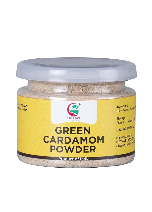 Ground Cardamom 1.76 oz (50g) | Fresh, Aromatic and Flavourful | Cardamom ground from fresh