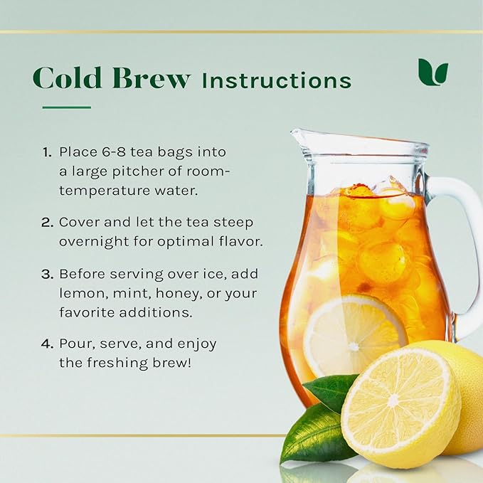 Uncle Lee's Organic Black and Green Tea Variety 2-Pack ??Premium Organic Tea, Antioxidant-Rich