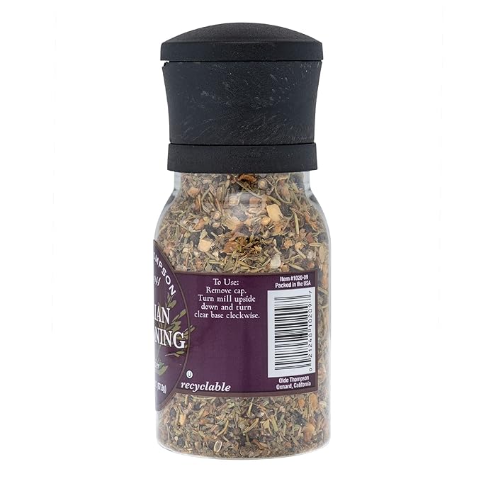 Olde Thompson Italian Seasoning Grinder, Basil and Oregano Spice Blend, 3.1 Ounce