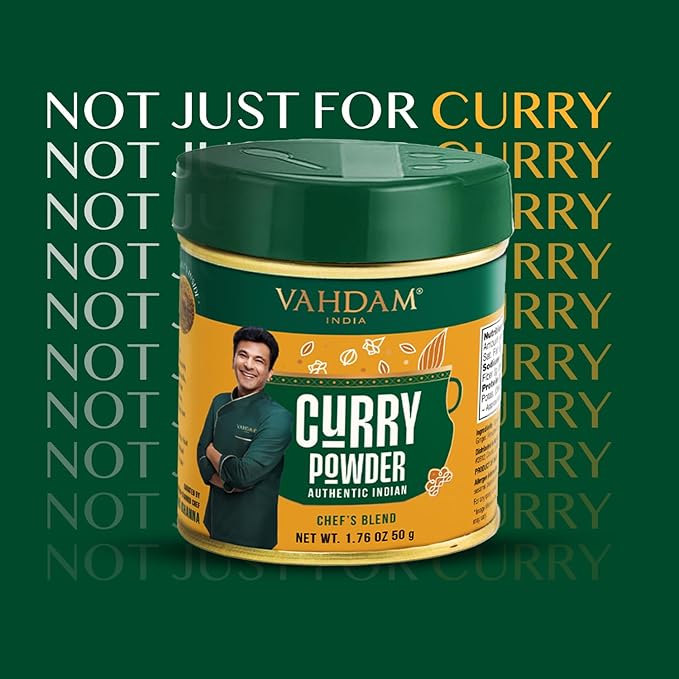 VAHDAM Authentic Indian Curry Powder (50g, 1.76 Oz), Crafted by 8 times Michelin-starred chef Vikas