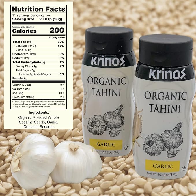 Organic Garlic Tahini Pack of 2