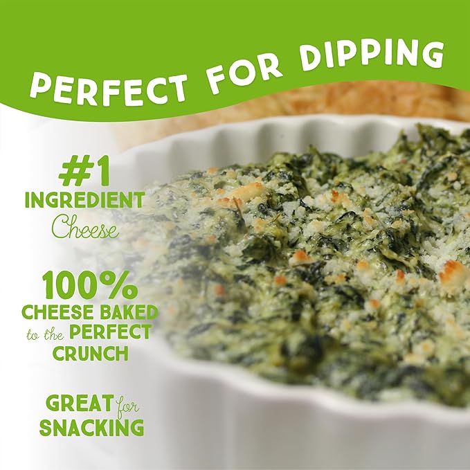 Whisps Cheese Crisps Parmesan Cheese | Protein Chips | Healthy Snacks | Protein Snacks, Gluten