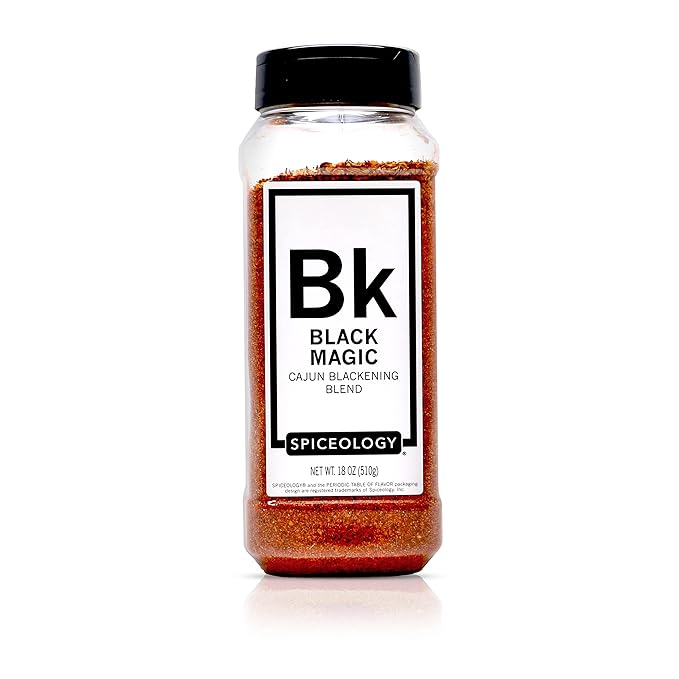 Spiceology – Black Magic Cajun Blackening Seasoning – Bold & Savory Blackening Seasoning for