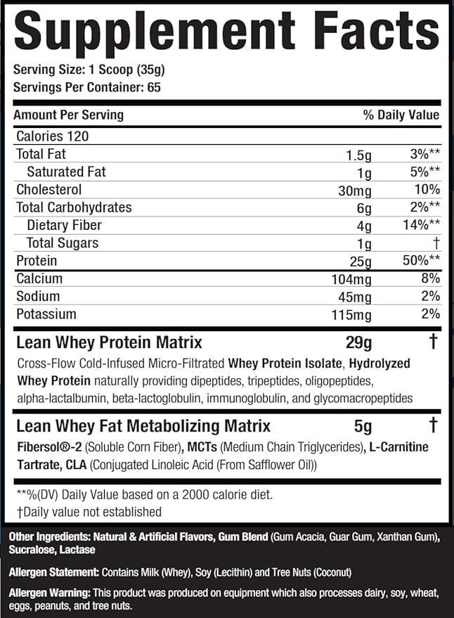 Musclesport Lean Whey Revolution??Protein Powder - Whey Protein Isolate - Low Calorie, Low Carb