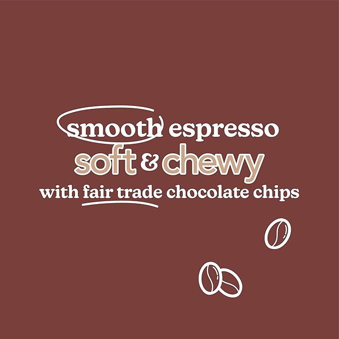 Love + Chew, Mocha Chip Minis - 18 Count - Tasty Gluten Free Cookies - Vegan - Healthy, Paleo, Non