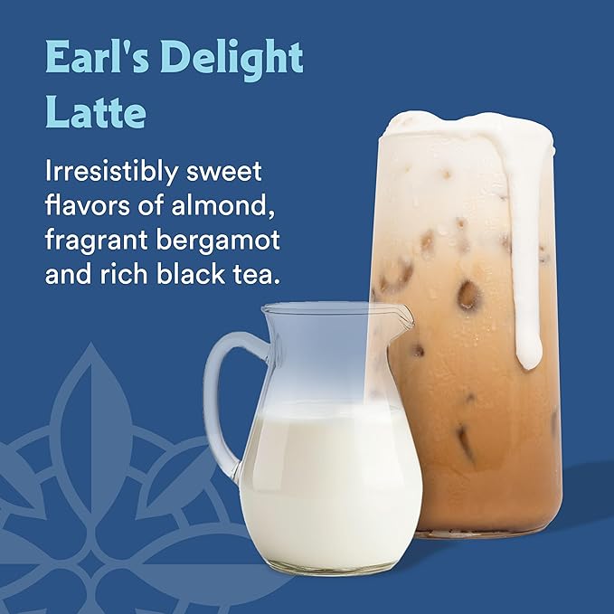 STASH Earl's Delight Earl Grey Tea Latte Concentrate - Barista Style Caffeinated Black Tea Beverage