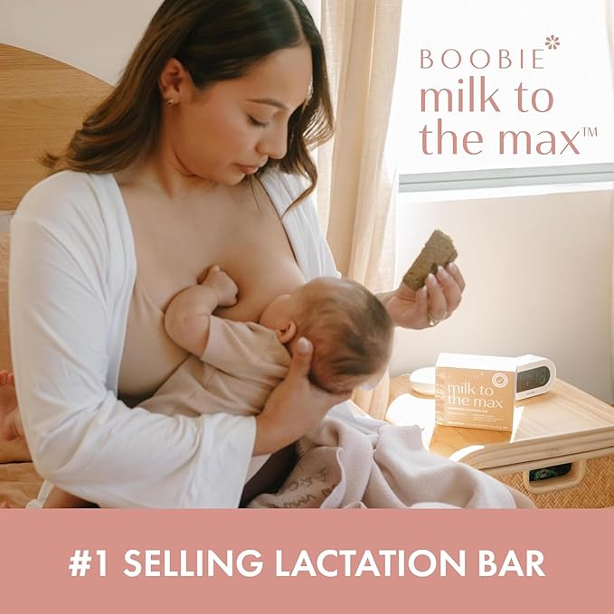 Boobie Bar Superfood Peanut Butter Lactation Bar for Breastfeeding Moms to Increase Milk Supply |