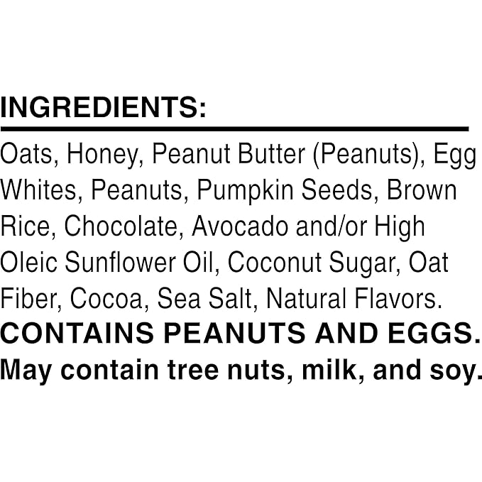 RXBAR Nut Butter and Oat Protein Bars, Protein Snacks, Snack Bars, Dark Chocolate Peanut Butter (6