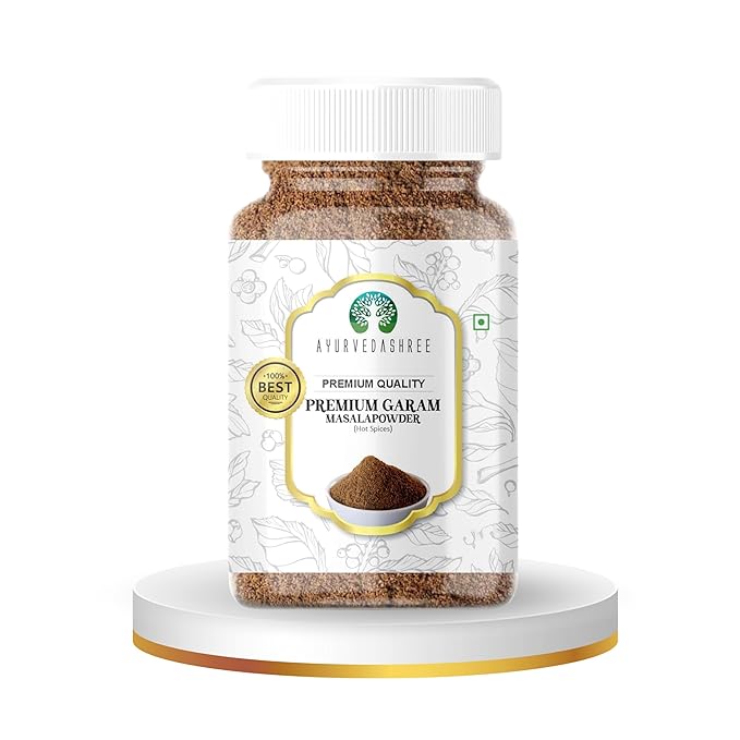 AYURVEDASHREE Premium Garam Masala 100gm PET Jar | All Natural | Salt-Free | Vegan | No Colors |