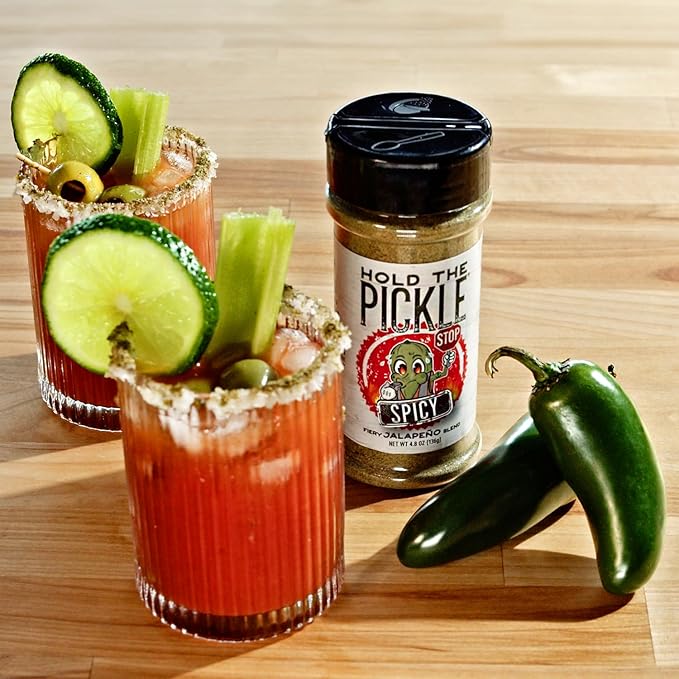 Hold The Pickle Spicy Dill Pickle Seasoning - Great for Popcorn, Organic Seasoning for Cooking