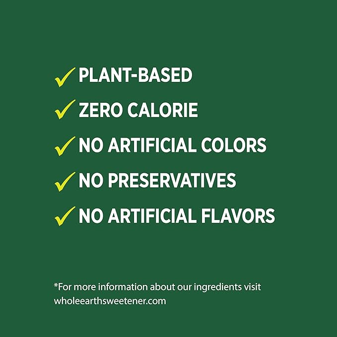 Whole Earth Stevia & Monk Fruit Liquid Sweetener, Original, No Erythritol, Squeeze Bottle, 1.62 Fl