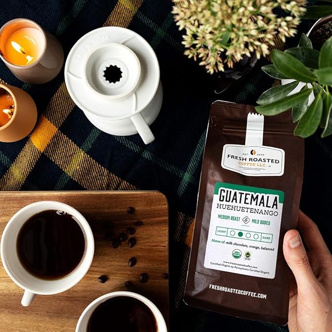 Fresh Roasted Coffee, Organic Guatemala | Single Origin, USDA Organic, Mold & Myco 3rd Party