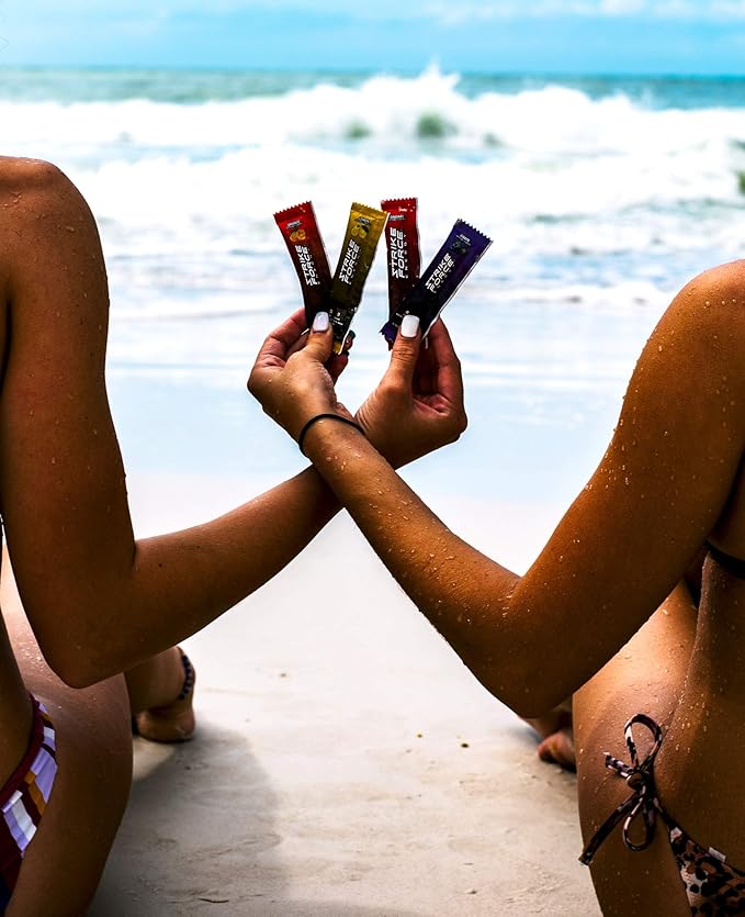 Strike Force Energy Drink Mix - Grape Flavor - Natural Tasting Caffeine Drink - Turn Any Drink into