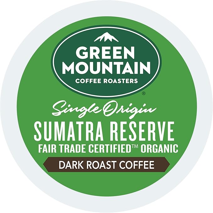 Green Mountain Coffee Roasters Sumatra Reserve, Keurig Single Serve K-Cup Pods, Dark Roast Coffee