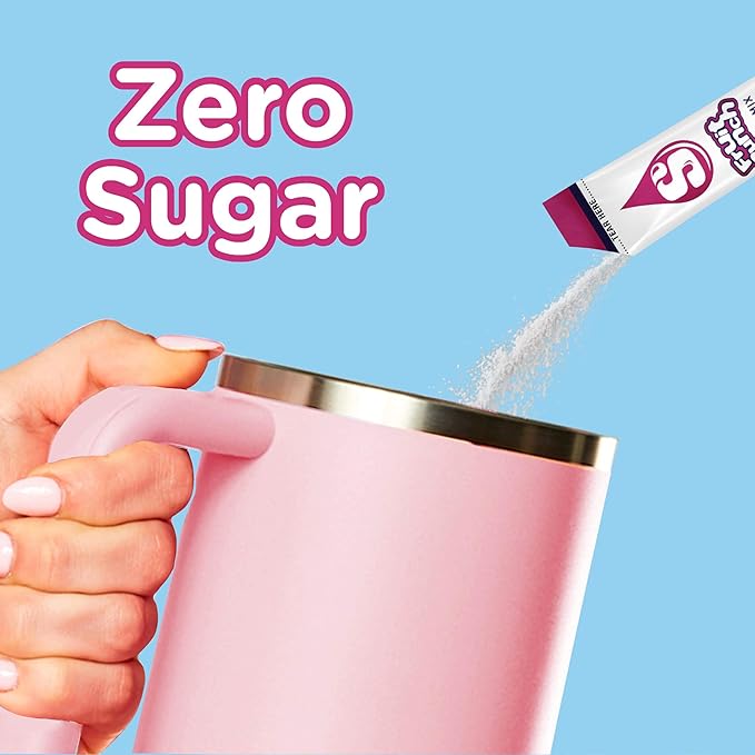 Starburst Singles To Go Powdered Drink Mix, Fruit Punch, Sugar-Free Drink Powder, Just Add Water,6