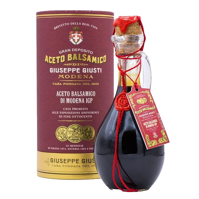 Giusti Italian Balsamic Vinegar of Modena IGP ??3 Gold Medals Thick, Rich & Balanced Aceto