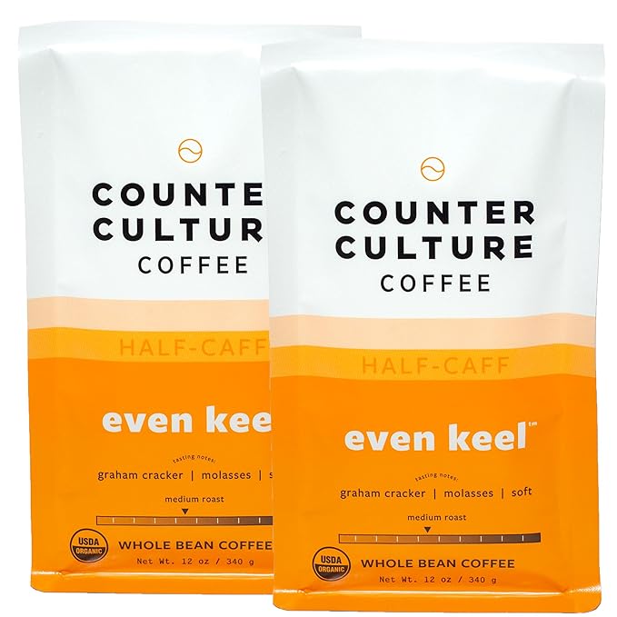 Counter Culture Coffee - Fresh Roasted Certified Organic Whole Bean Coffee (Kosher) (Even Keel