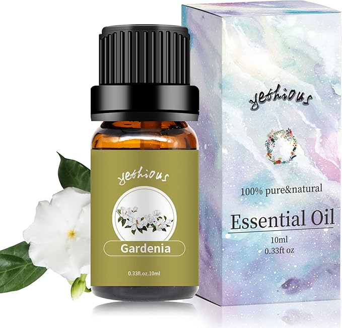 yethious Gardenia Essential Oil, 100% Pure Organic Gardenia Aromatherapy Oil for Diffuser