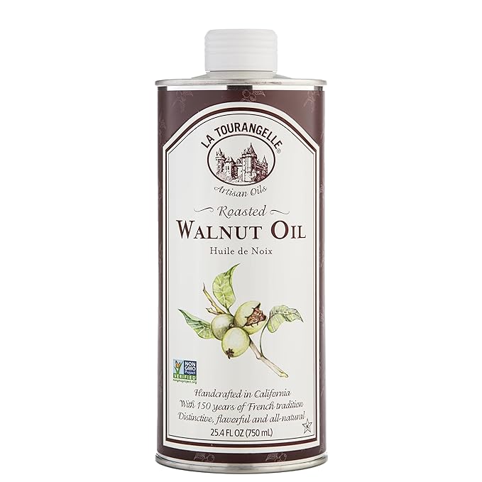 La Tourangelle, Roasted Walnut Oil, Plant-Based Source of Omega-3 Fatty Acid, Cooking, Baking, &