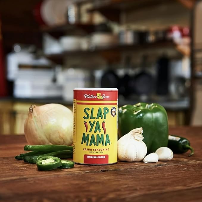 Slap Ya Mama Cajun Seasoning Variety Pack - 8 oz Cans, Original, Hot & White Pepper Blends, All