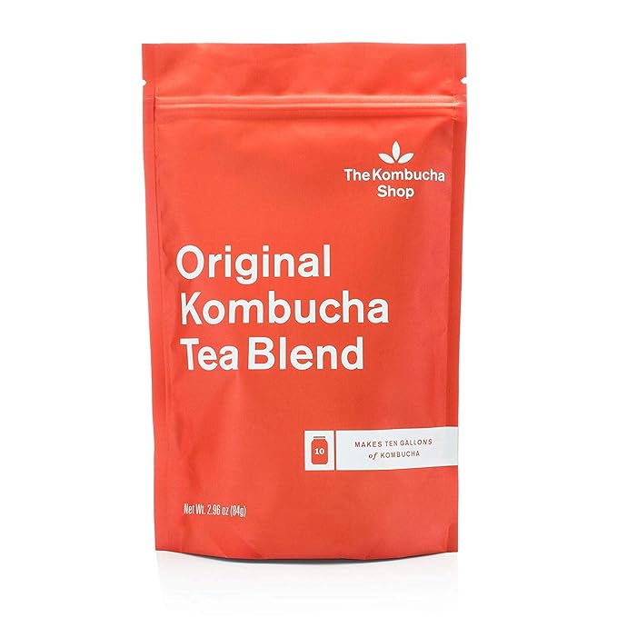 The Kombucha Shop - Original - Organic Black & Oolong Loose Leaf Tea Blend - Makes 10 Gallons of