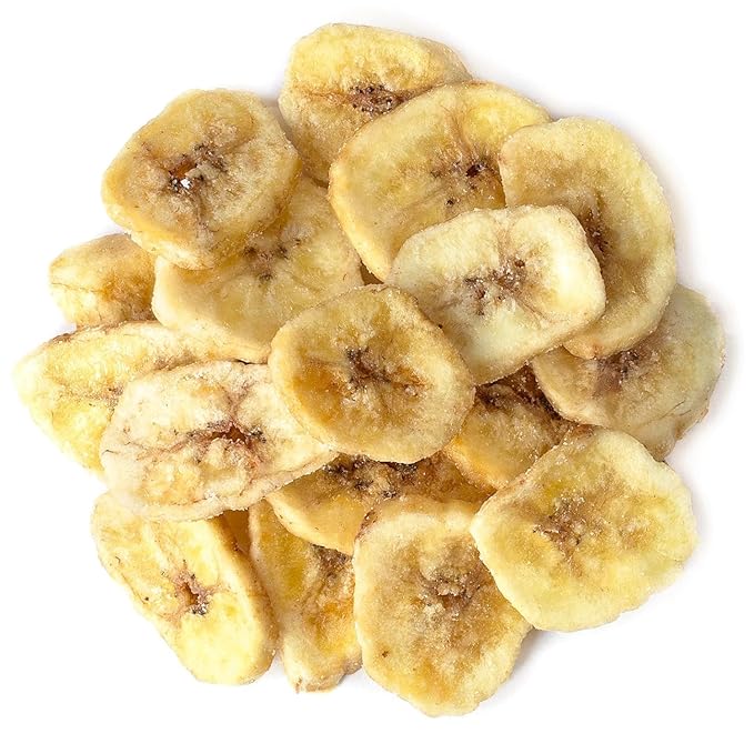Anna and Sarah Organic Banana Chips, 3 Lbs Sweetened, Unsulfured, Non-GMO, Kosher, Vegan, Bulk in