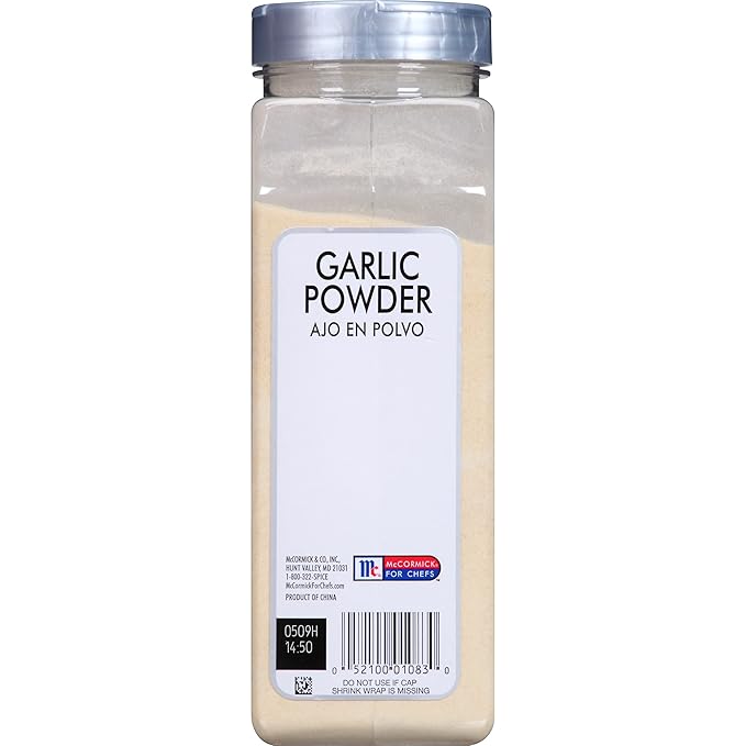 McCormick Culinary Garlic Powder, 21 oz (Pack of 6) - Six 21 Ounce Containers Garlic Powder