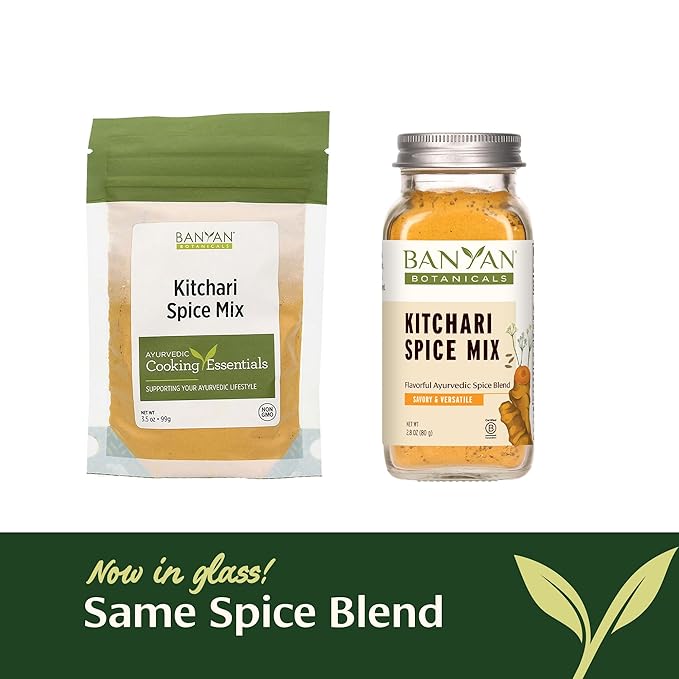 Banyan Botanicals Kitchari Spice Mix – Ayurvedic Kitchari Blend with Organic Herbs & Spices – for