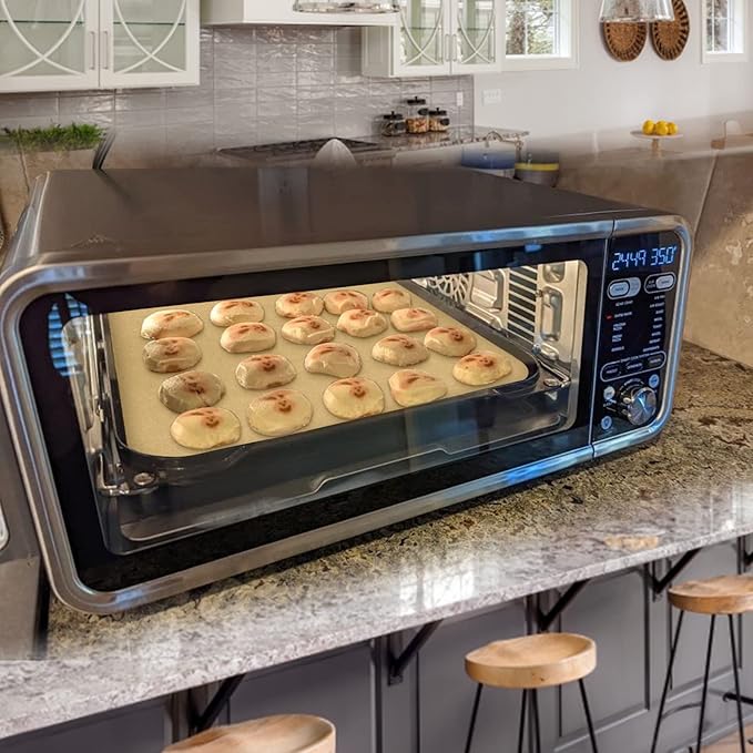 WMKGG 12 inch Air Fryer Parchment Paper Squares, 100 Sheets Unbleached Pre-Cut Baking Disposable