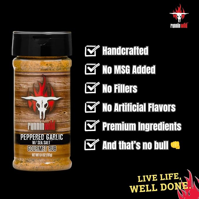 Bold Garlic Pepper with Sea Salt Seasoning ??SPG Seasoning Blend Reimagined for Bigger Flavor |