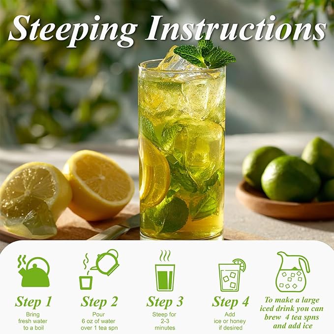 WT WEETEE Green Tea Loose Leaf 8oz /228g, 110+ Cups Premium Green Tea Leaves, Chestnut & Bean