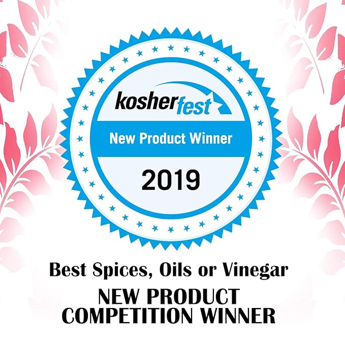 De La Rosa Organic Raspberry Vinegar, Raw & Unfiltered Pure Vinegar, Vegan, Gluten Free & Kosher