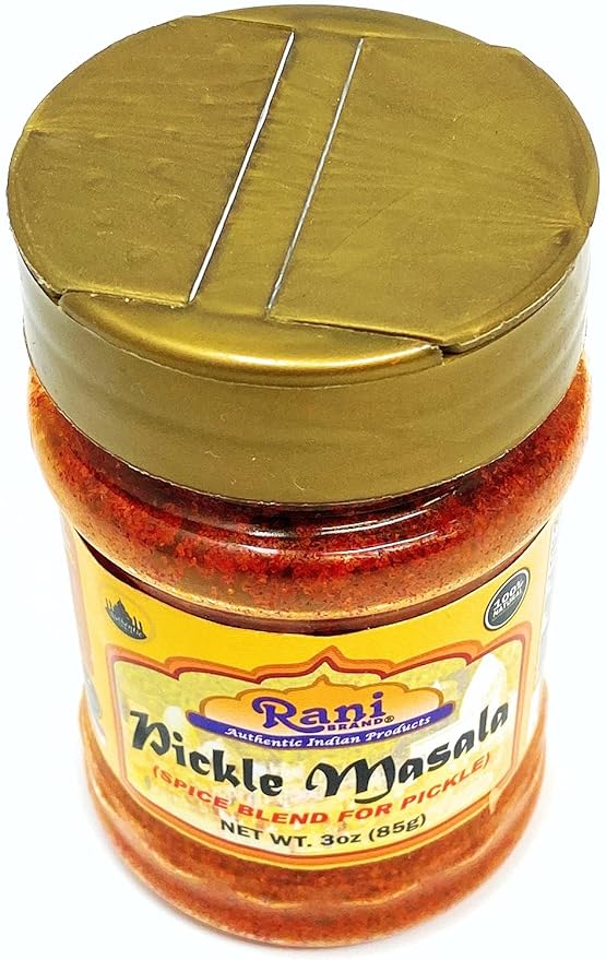 Rani Pickle (Achar) Masala Indian Spice Blend 3oz (85g) PET Jar ~ All Natural | Vegan | Gluten