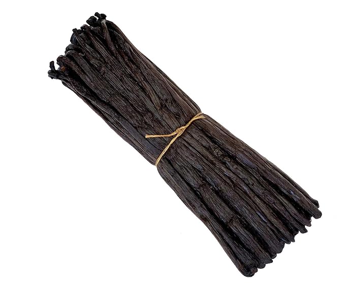25 Organic Madagascar Vanilla Beans Grade A for Extract, Cooking and Baking by FITNCLEAN VANILLA|